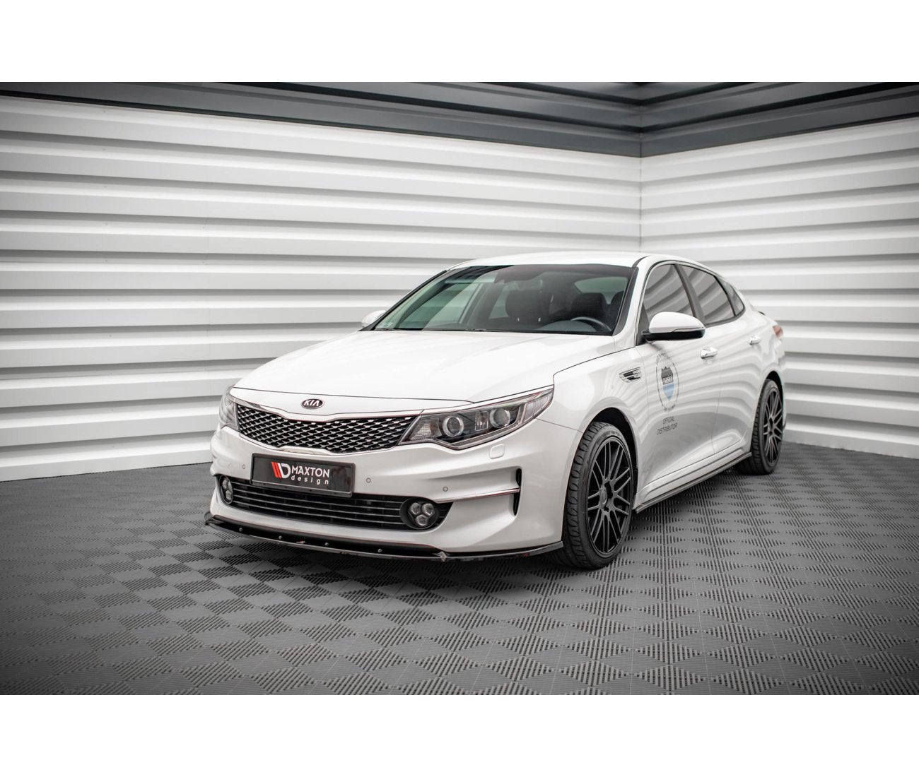 Cup Spoilerlippe Front Ansatz V.1 für Kia Optima Maxton Design