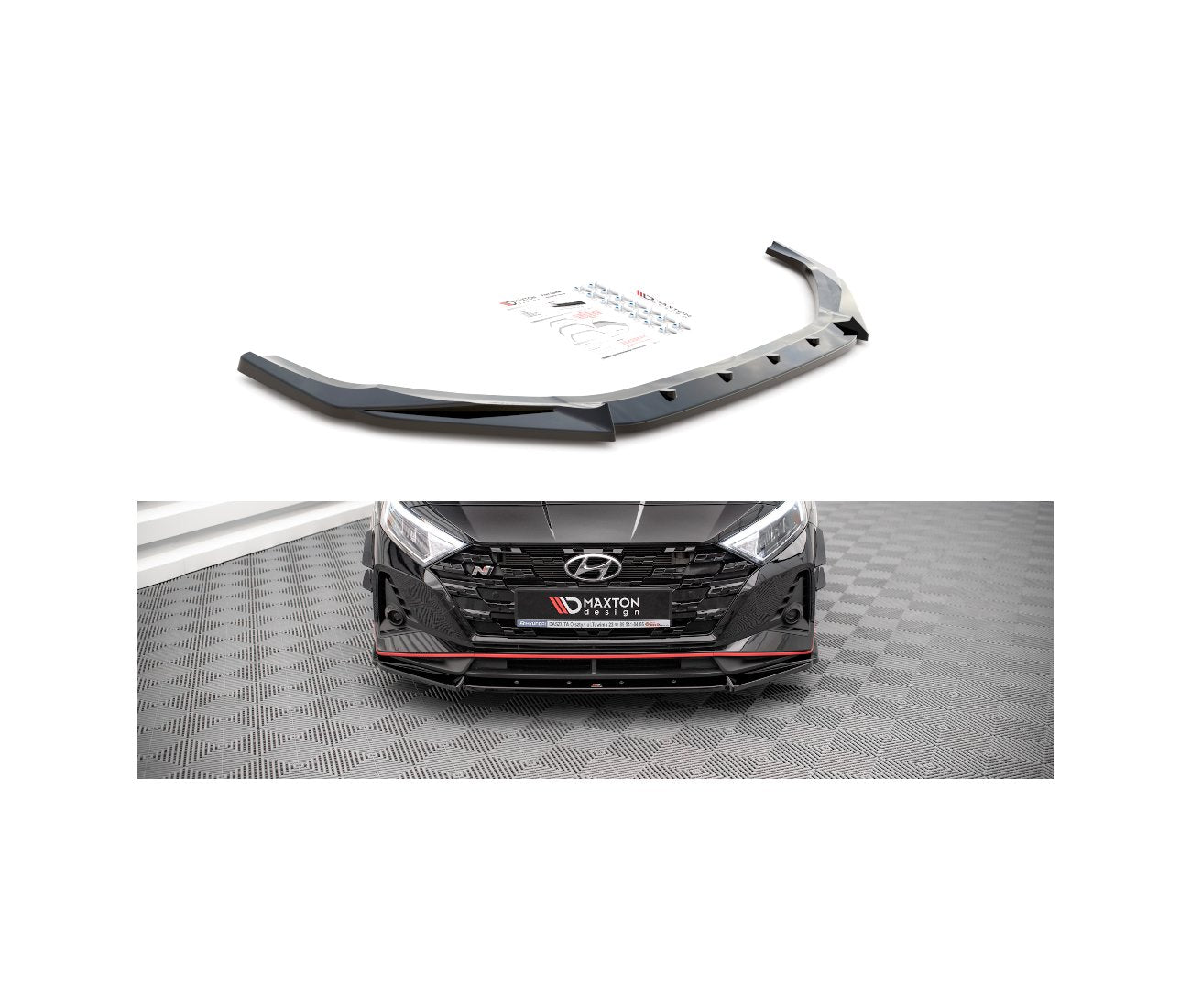 Cup Spoilerlippe V.2 für Hyundai I20N Maxton Design