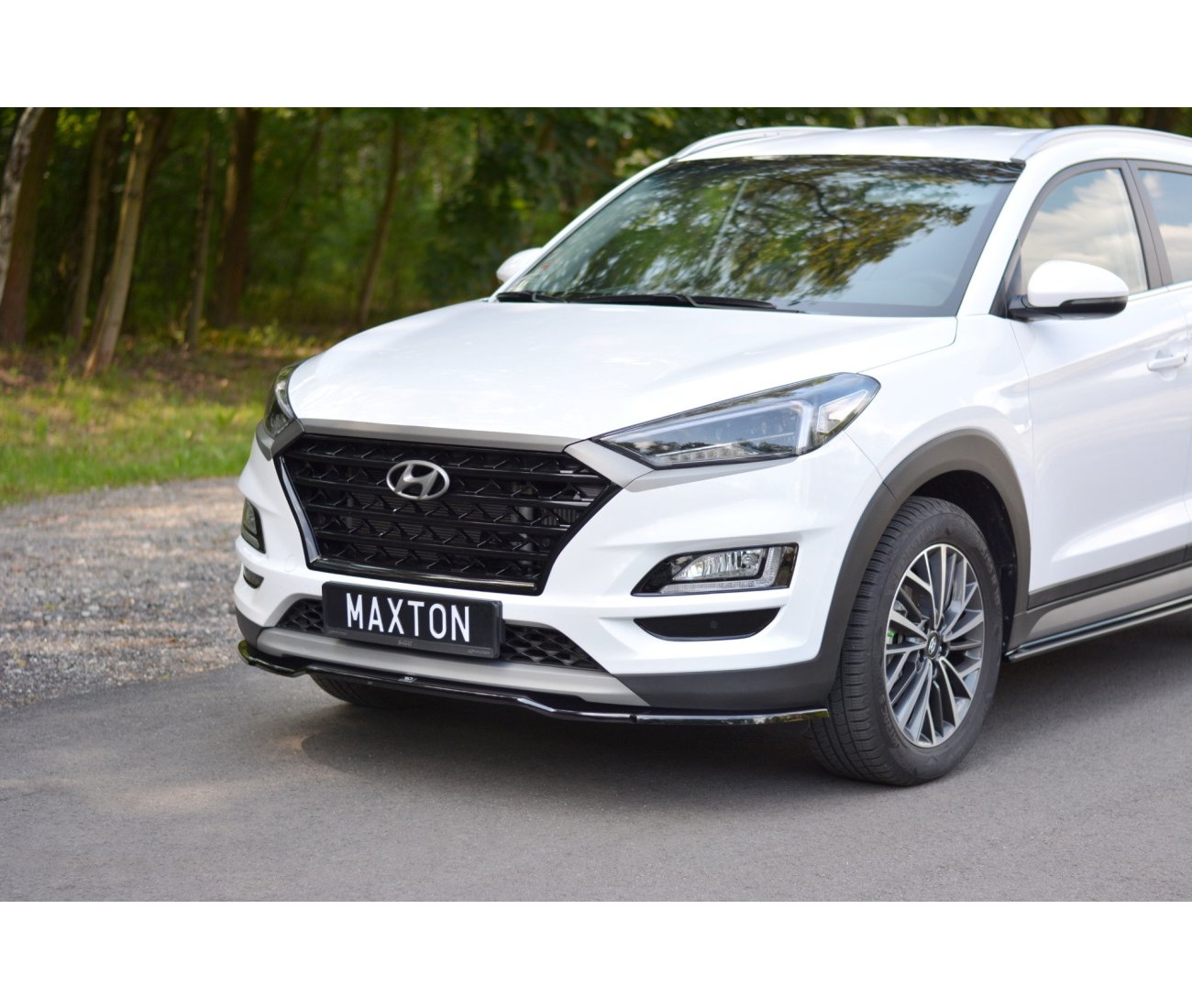 Cup Spoilerlippe Front Ansatz V.2 für Hyundai Tucson Facelift Maxton Design