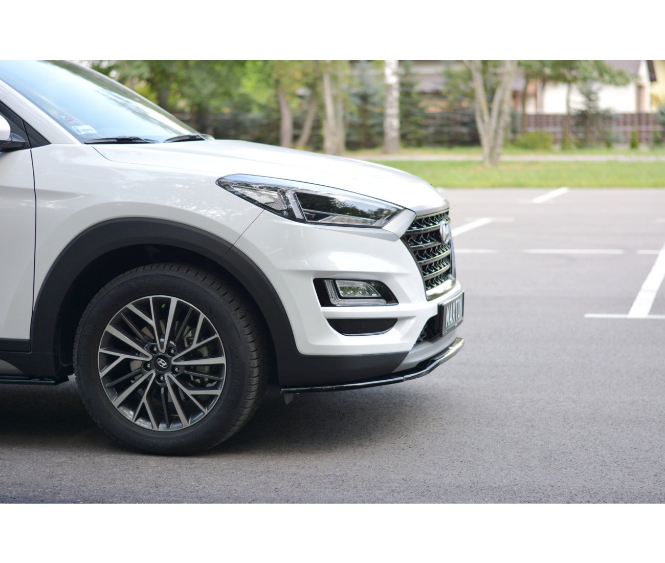 Cup Spoilerlippe Front Ansatz V.2 für Hyundai Tucson Facelift Maxton Design