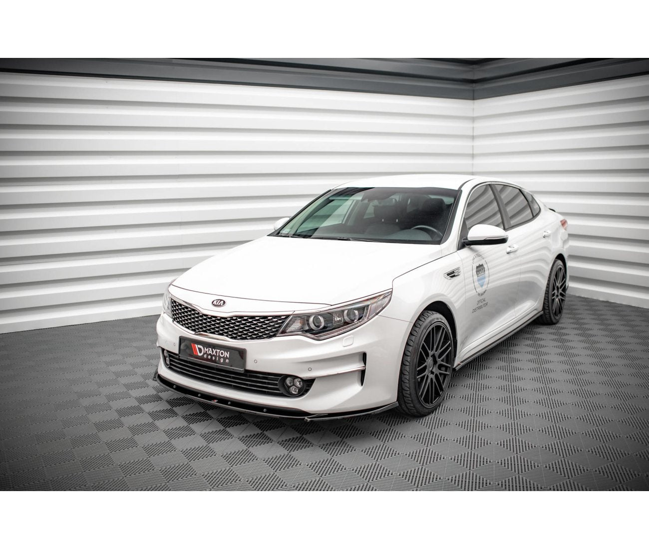 Cup Spoilerlippe Front Ansatz V.2 für Kia Optima Maxton Design