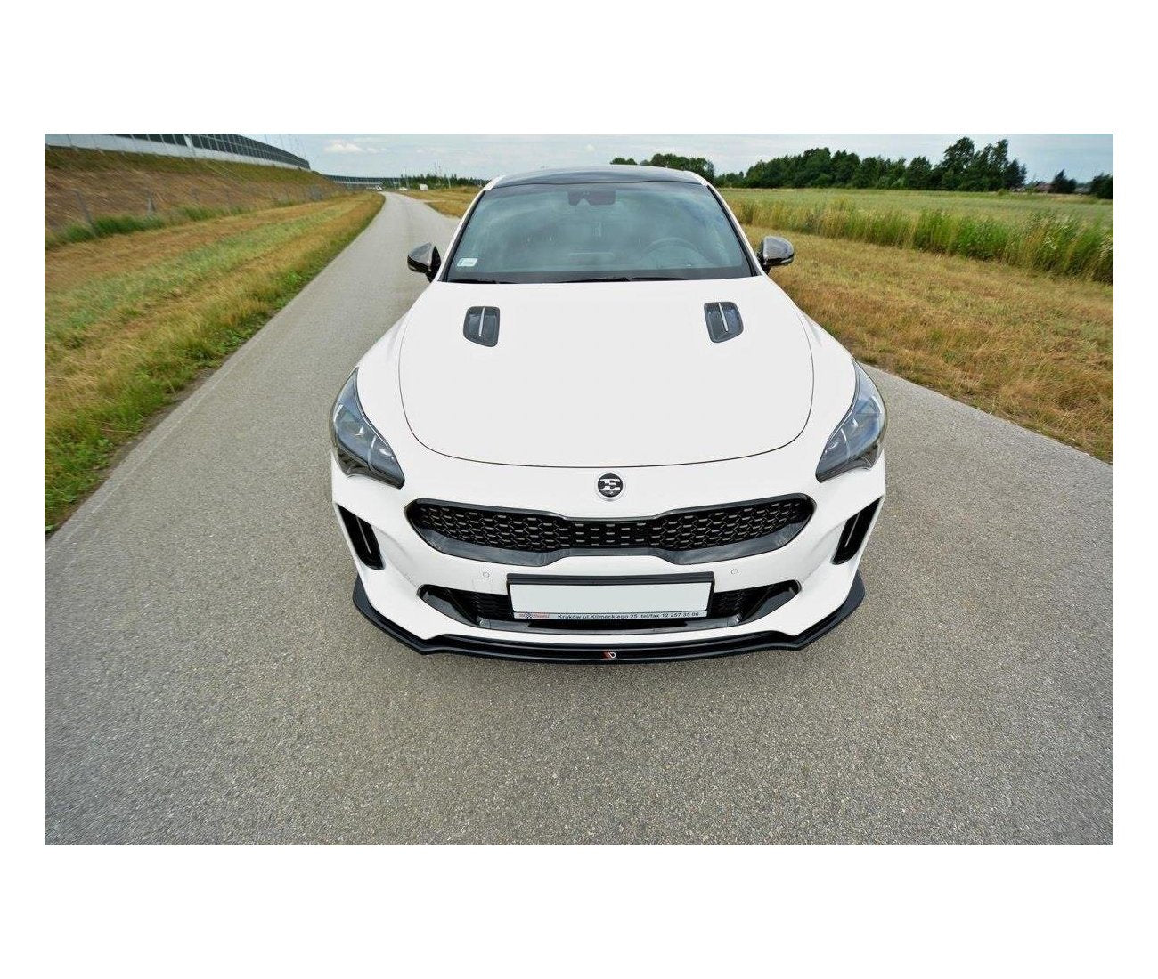 Cup Spoilerlippe Front Ansatz V.2 für Kia Stinger GT / GT-Line Maxton Design