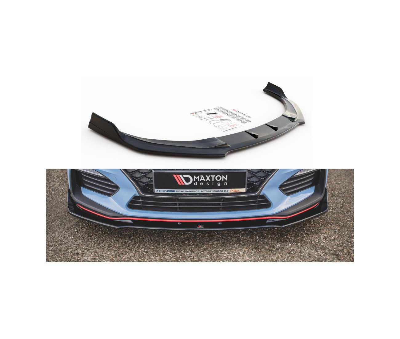 Frontlippe V.3 für Hyundai I30N Maxton Design