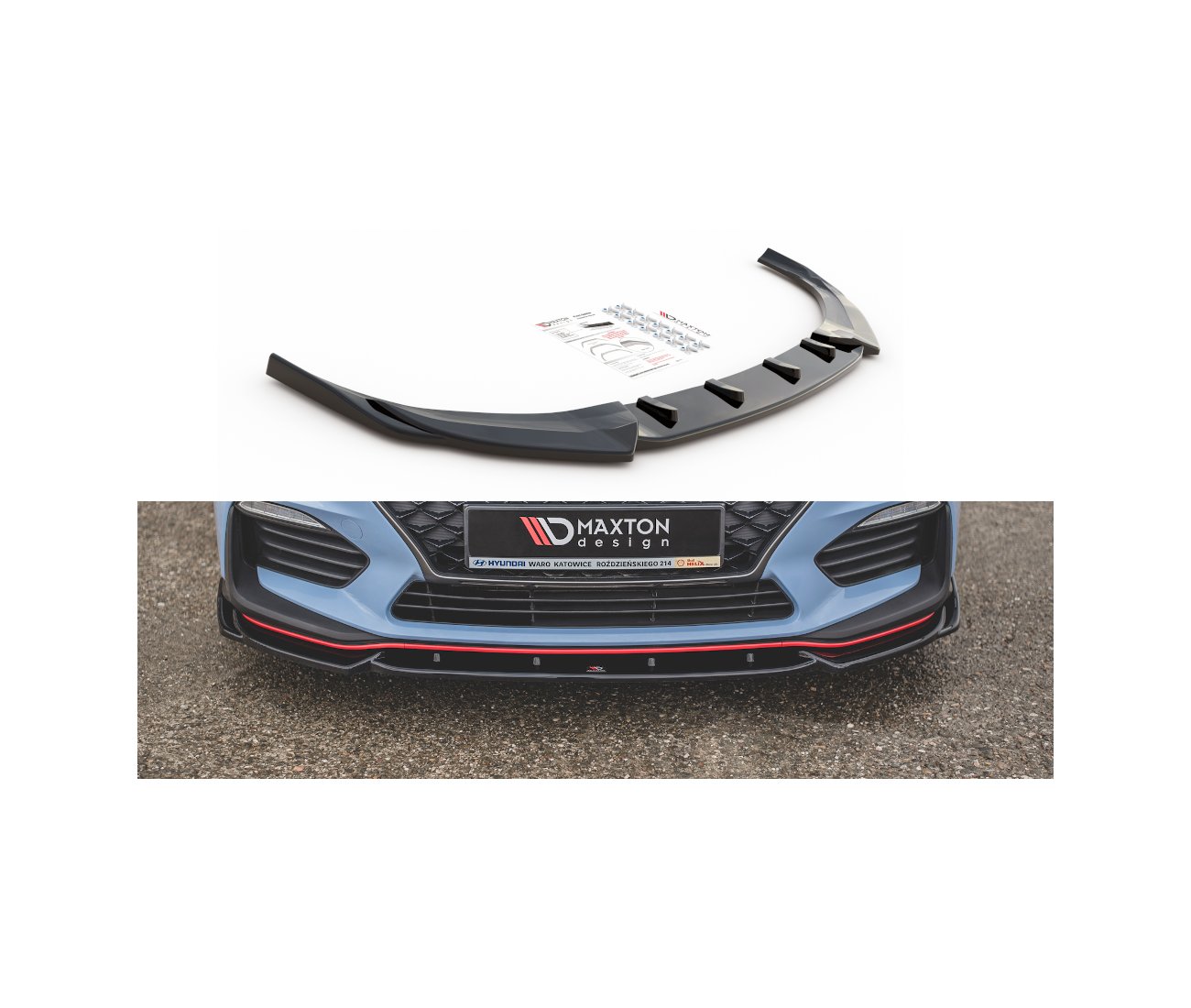 Frontlippe V.5 für Hyundai I30N Maxton Design