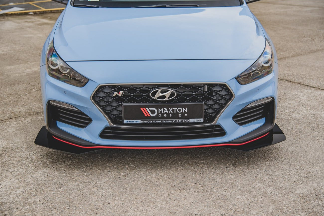 Front Stoßstangen Racing Flaps für Hyundai I30N Maxton Design