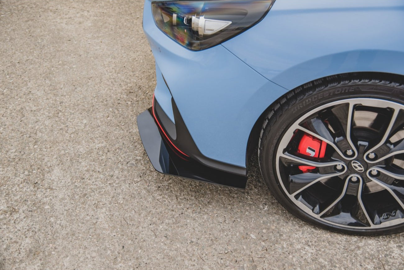 Front Stoßstangen Racing Flaps für Hyundai I30N Maxton Design