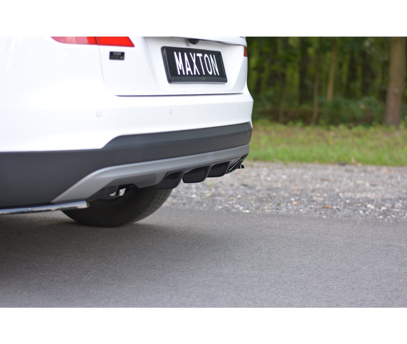 Heck Ansatz Diffusor für Hyundai Tucson Facelift Maxton Design