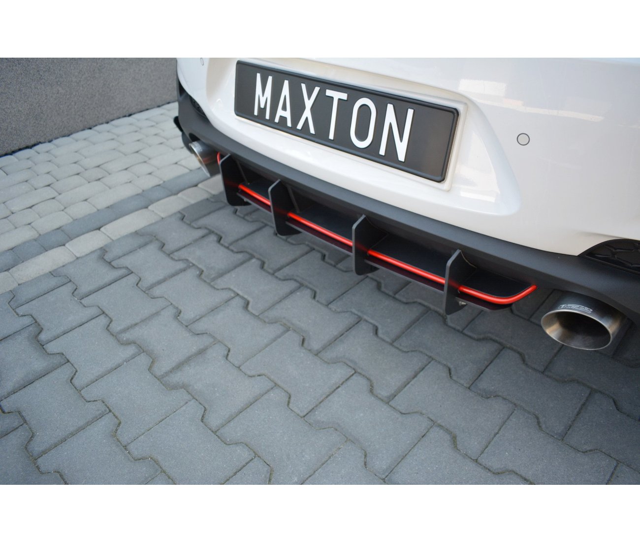 Heck Diffusor Heckschürze für Hyundai I30N Hatchback Maxton Design