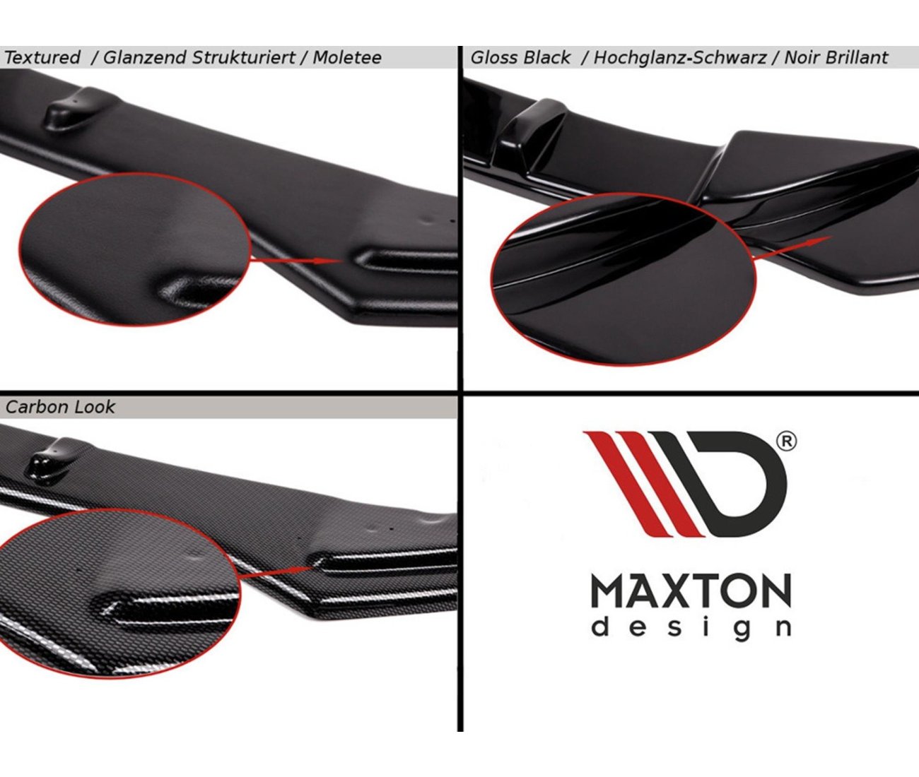 Heck Flaps V.1 für Hyundai I30N Hatchback Facelift Maxton Design