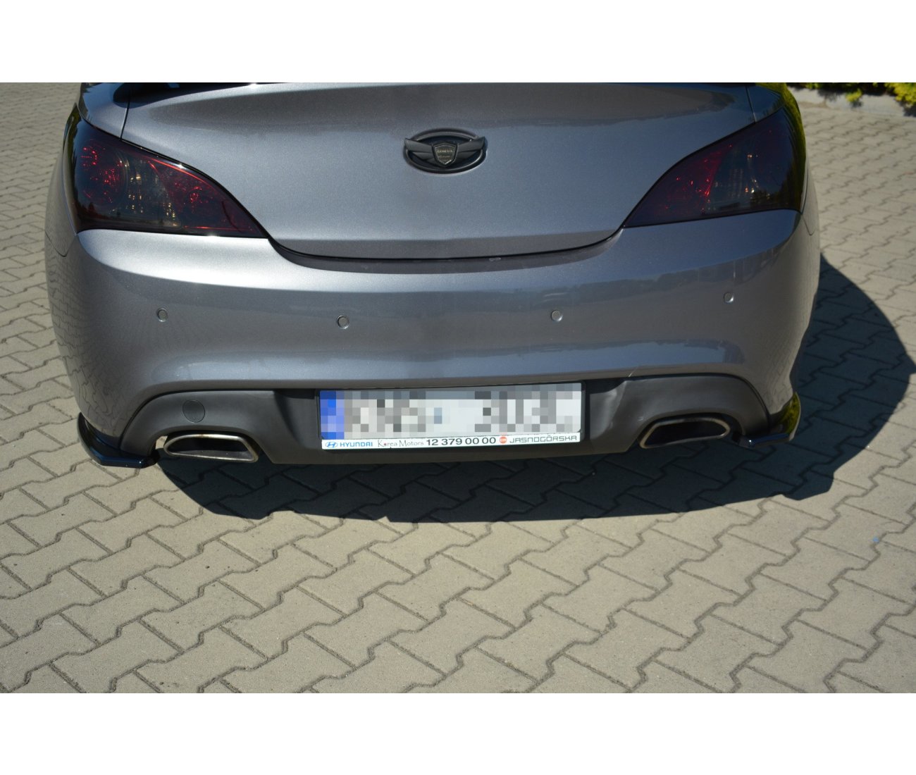 Heck Ansatz Flaps Diffusor für Hyundai Genesis Coupe Maxton Design