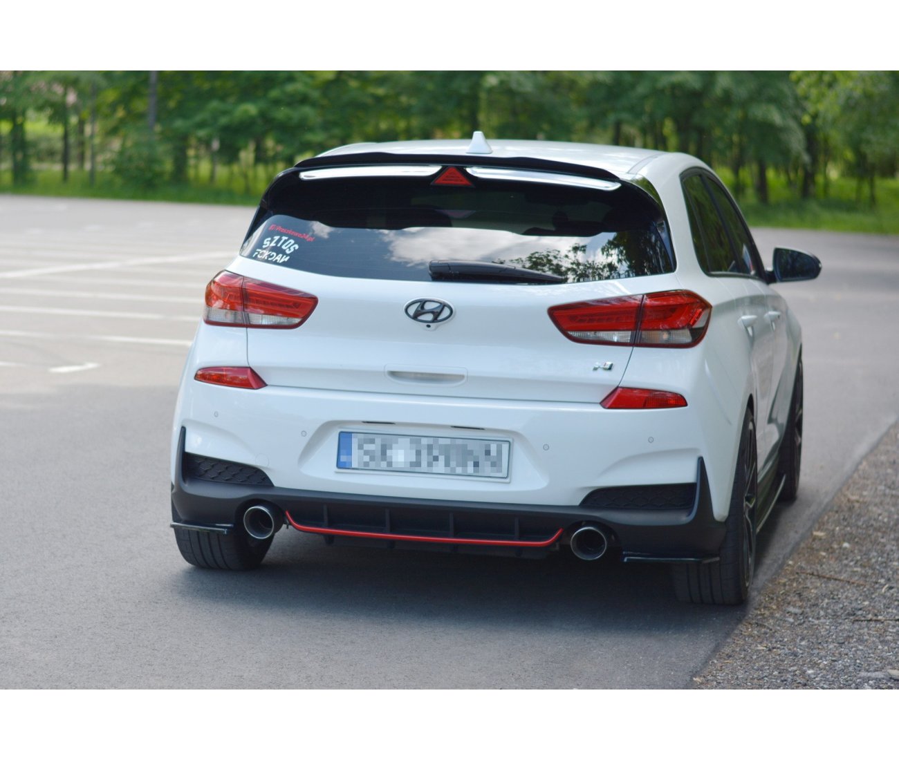 Heck Flaps für Hyundai I30N Hatchback Maxton Design