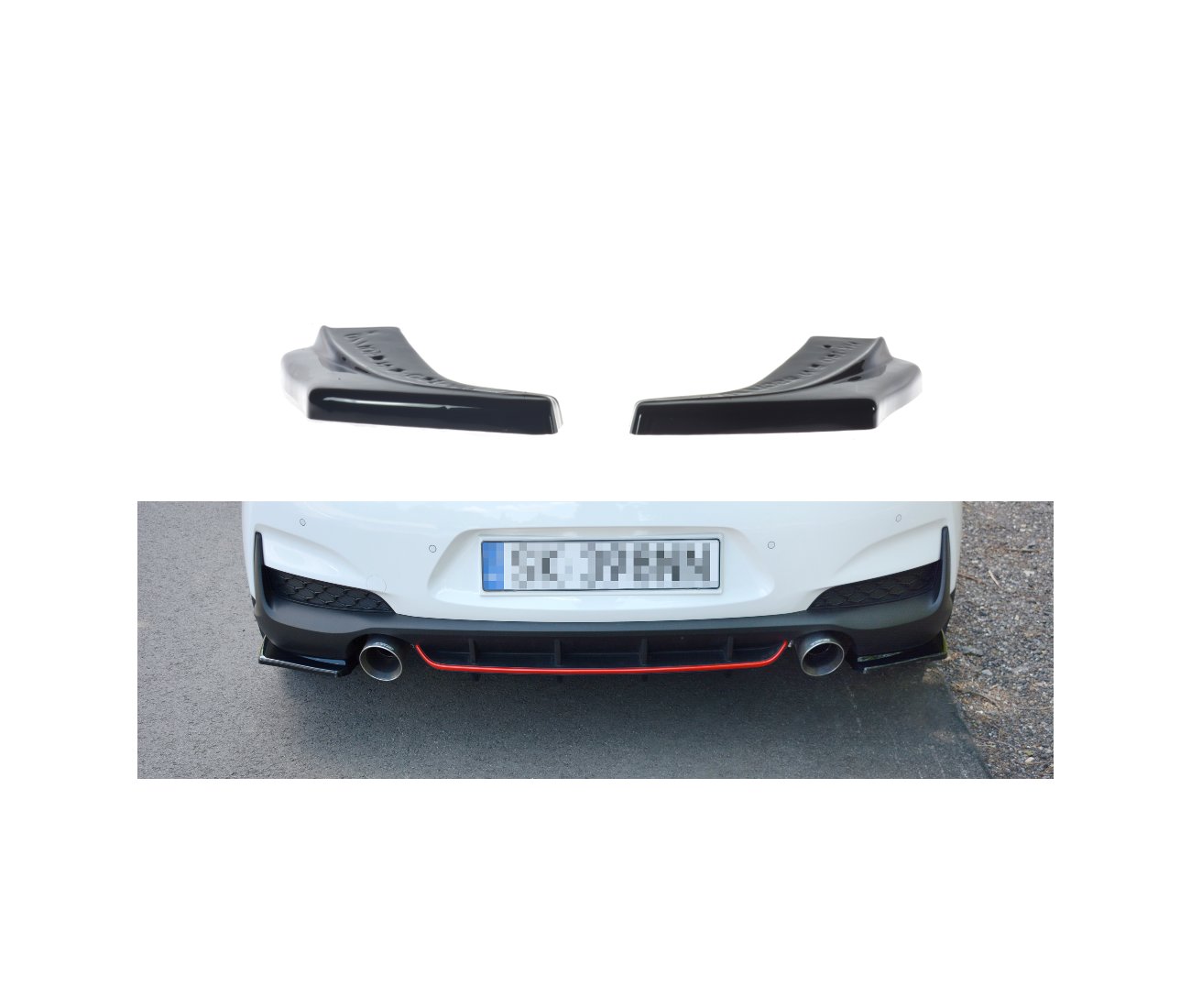 Heck Flaps für Hyundai I30N Hatchback Maxton Design