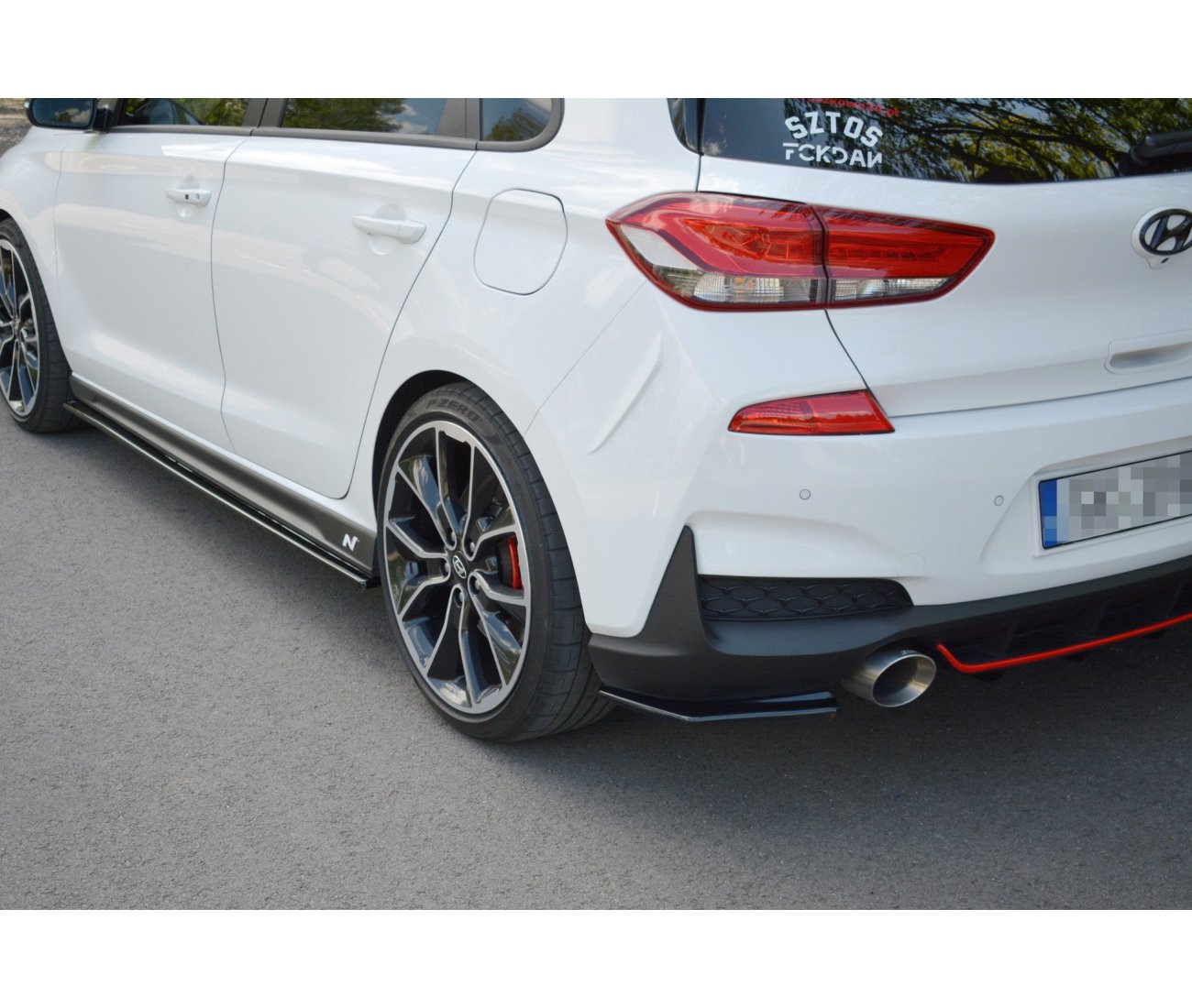 Heck Flaps für Hyundai I30N Hatchback Maxton Design