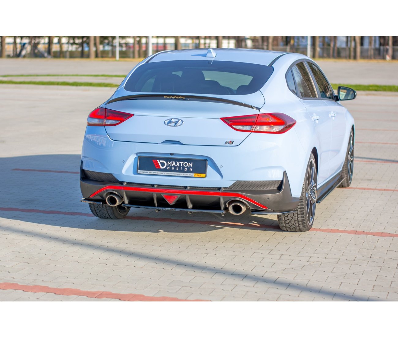 Heck Flaps für Hyundai I30N Fastback Maxton Design