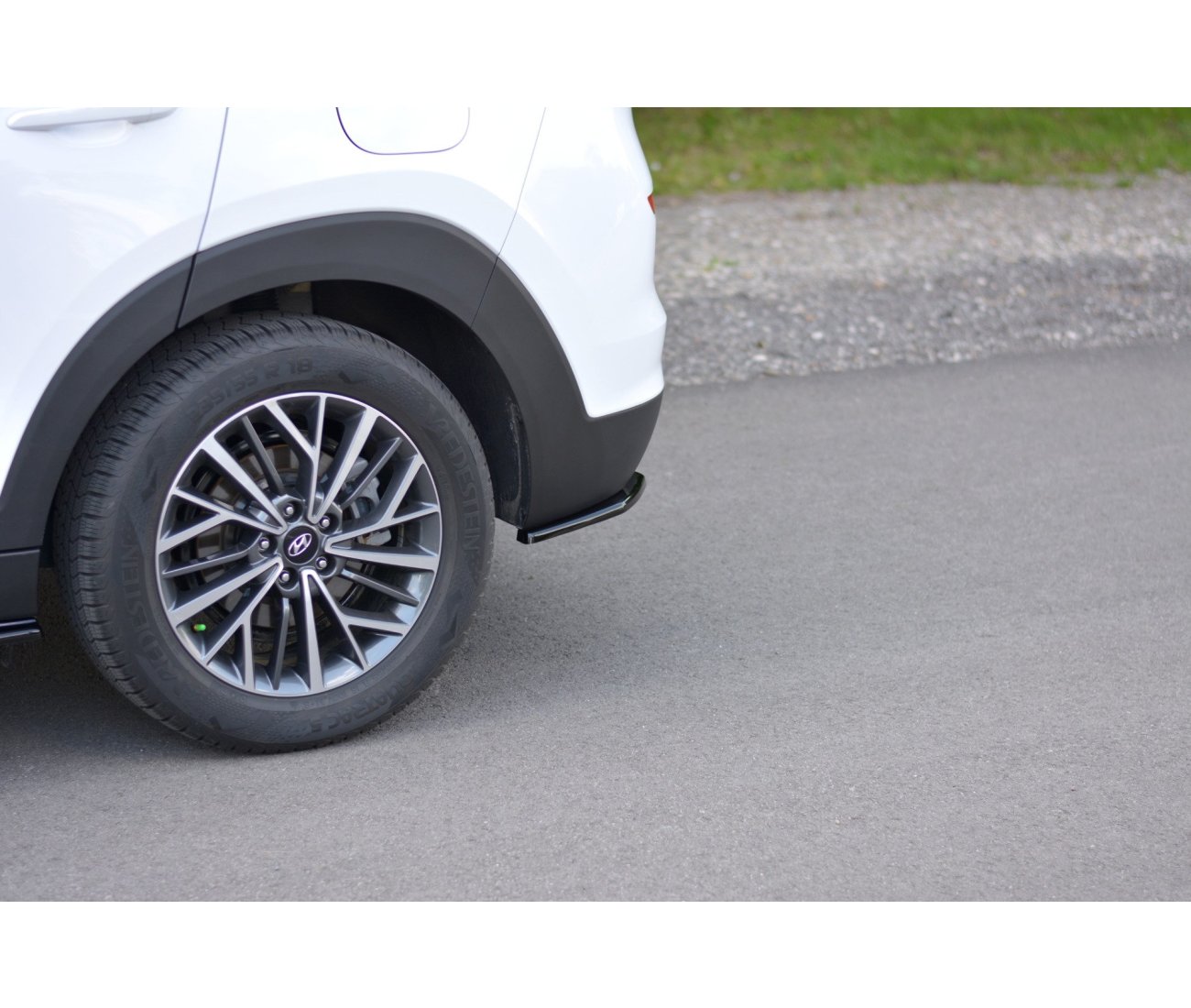 Heck Ansatz Flaps Diffusor für Hyundai Tucson Facelift Maxton Design