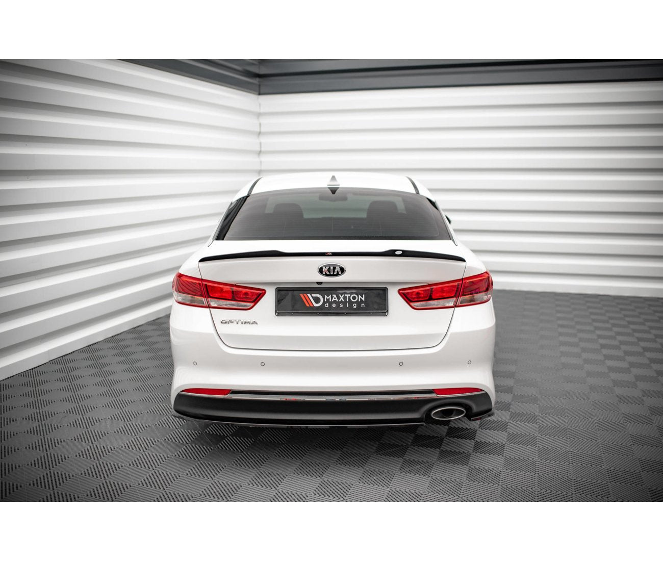 Heck Ansatz Flaps Diffusor für Kia Optima Maxton Design