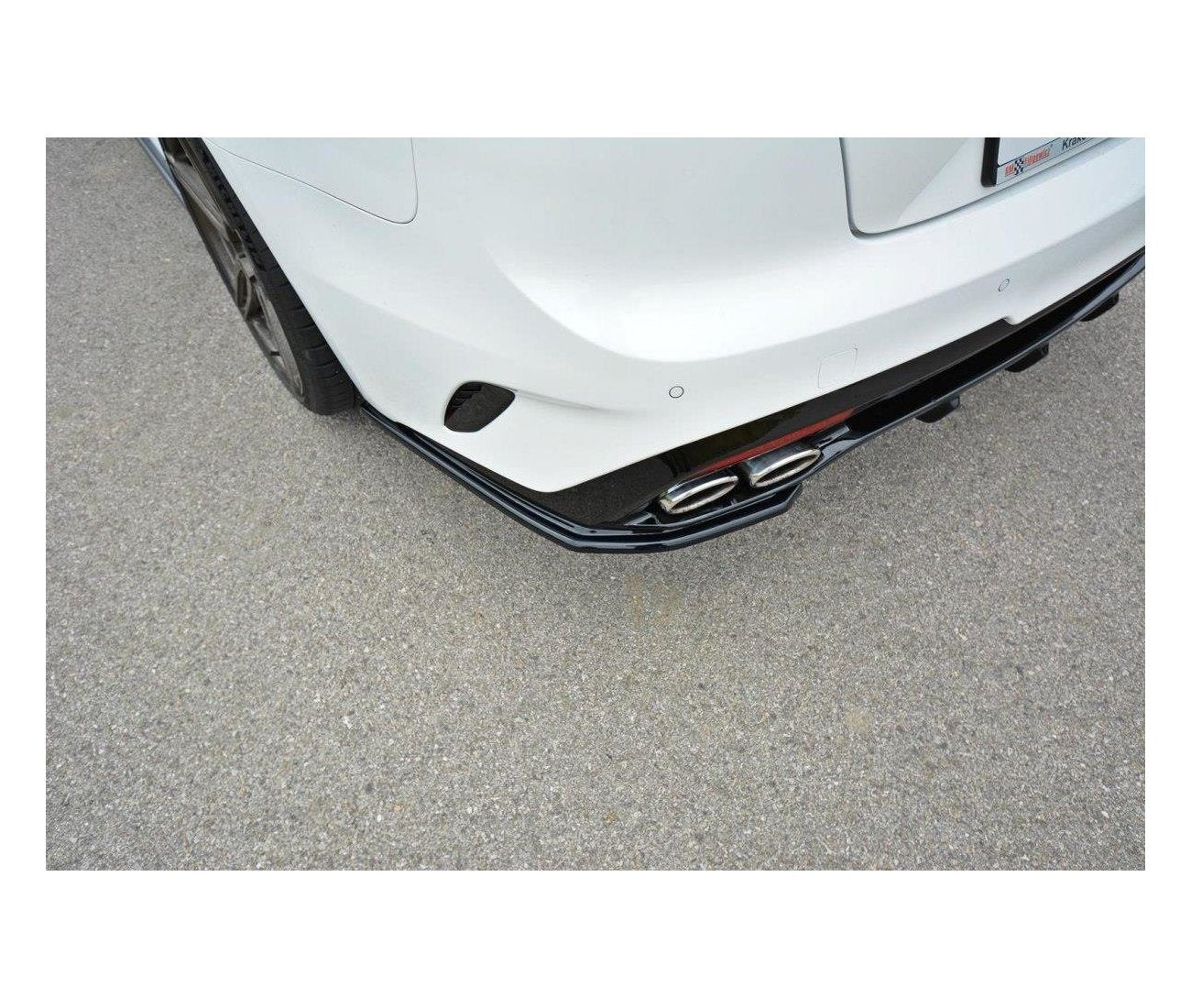 Heck Ansatz Flaps Diffusor für Kia Kia Stinger Gt / GT-Line Maxton Design