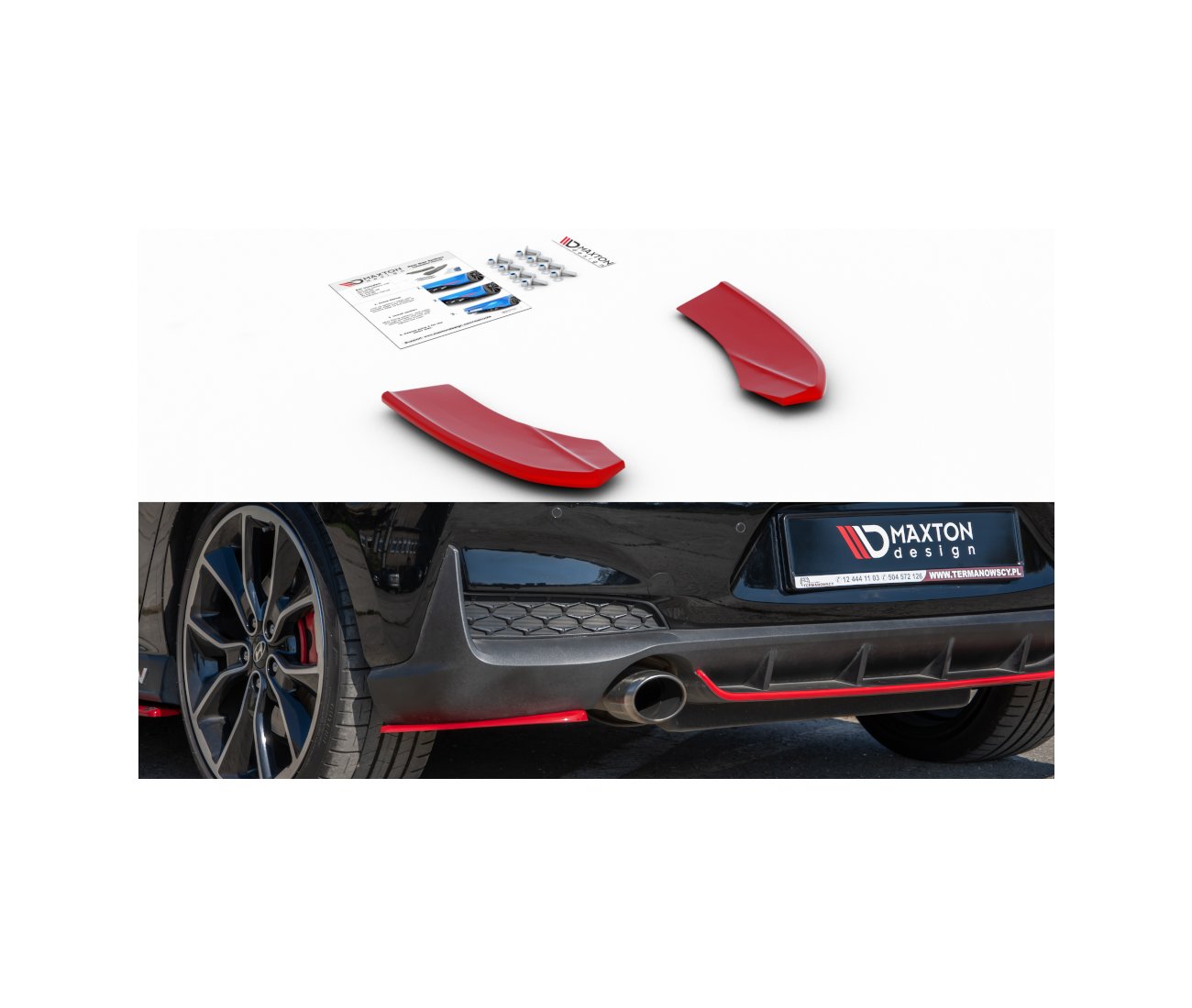 Heck Flaps V.2 für Hyundai I30N Hatchback Maxton Design