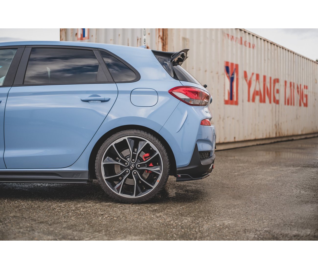 Heck Flaps V.3 für Hyundai I30N Hatchback Maxton Design