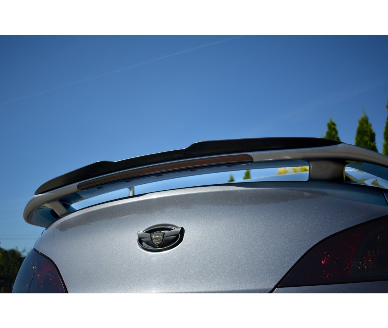 Heck Spoiler Aufsatz Abrisskante für Hyundai Genesis Coupe Maxton Design
