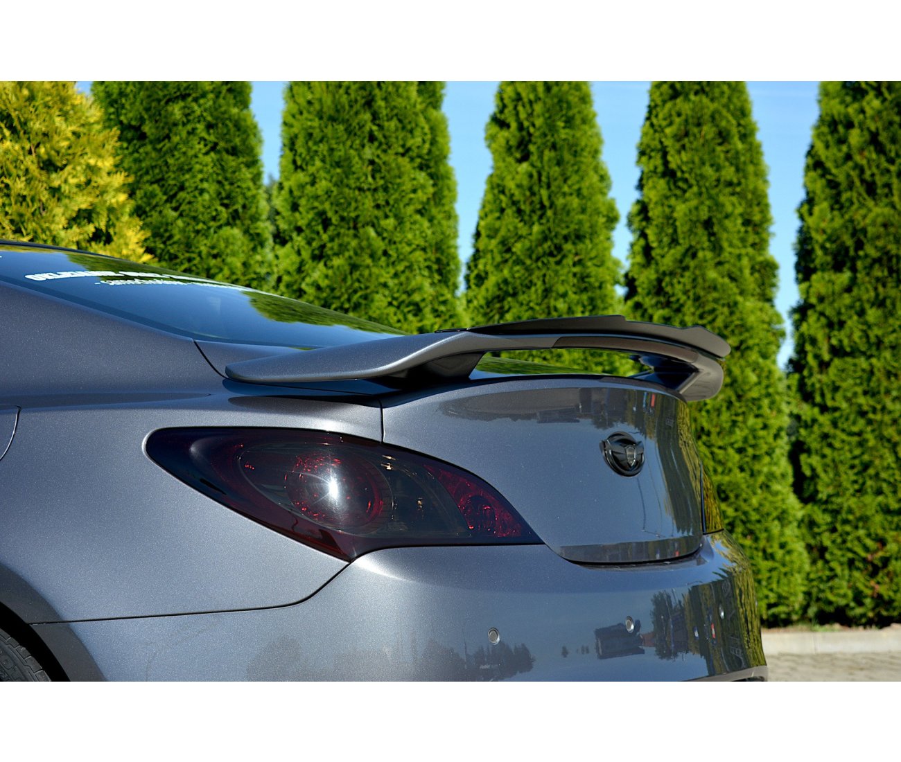 Heck Spoiler Aufsatz Abrisskante für Hyundai Genesis Coupe Maxton Design