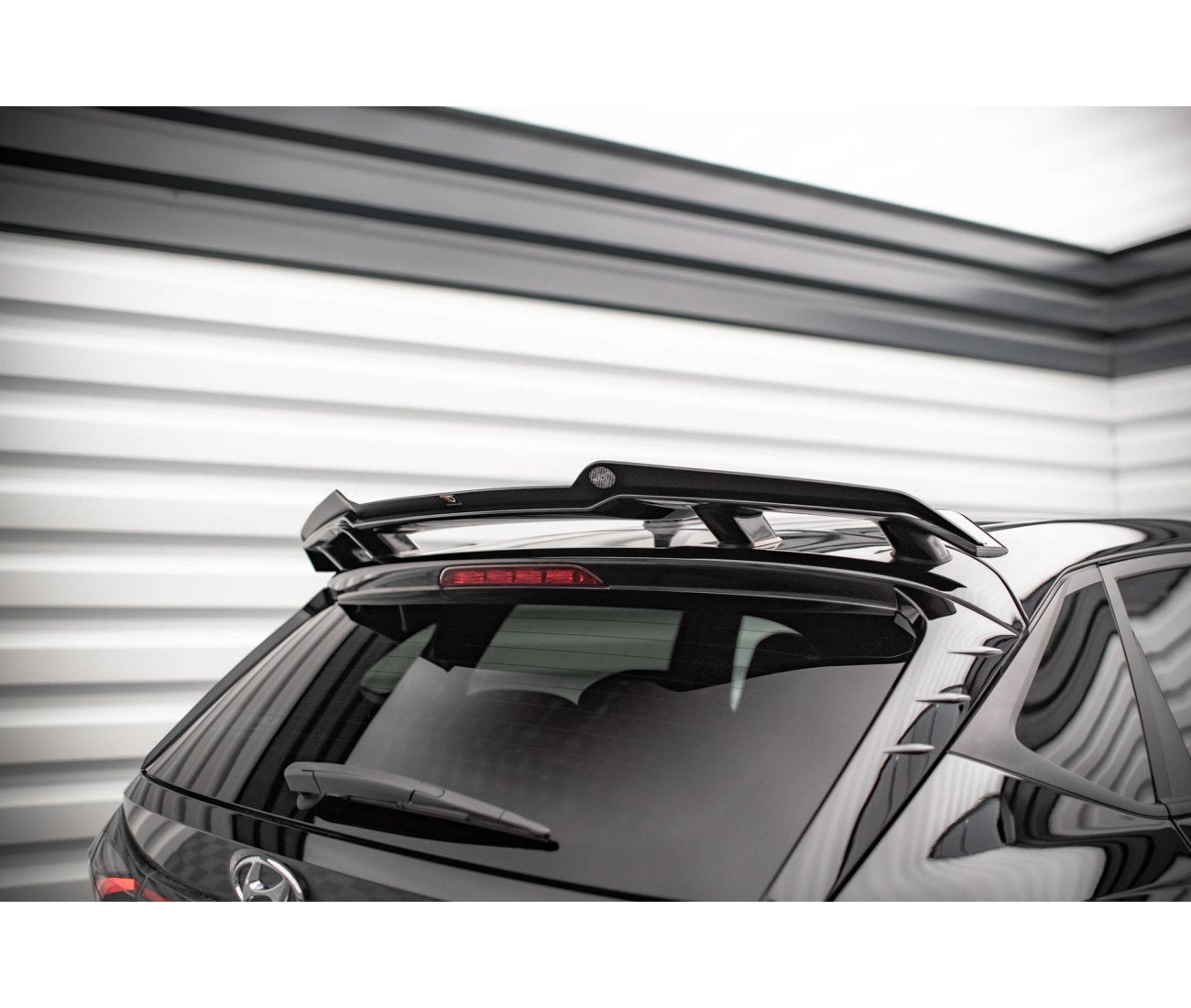 Heck Spoiler Aufsatz Abrisskante für Hyundai I20N Maxton Design