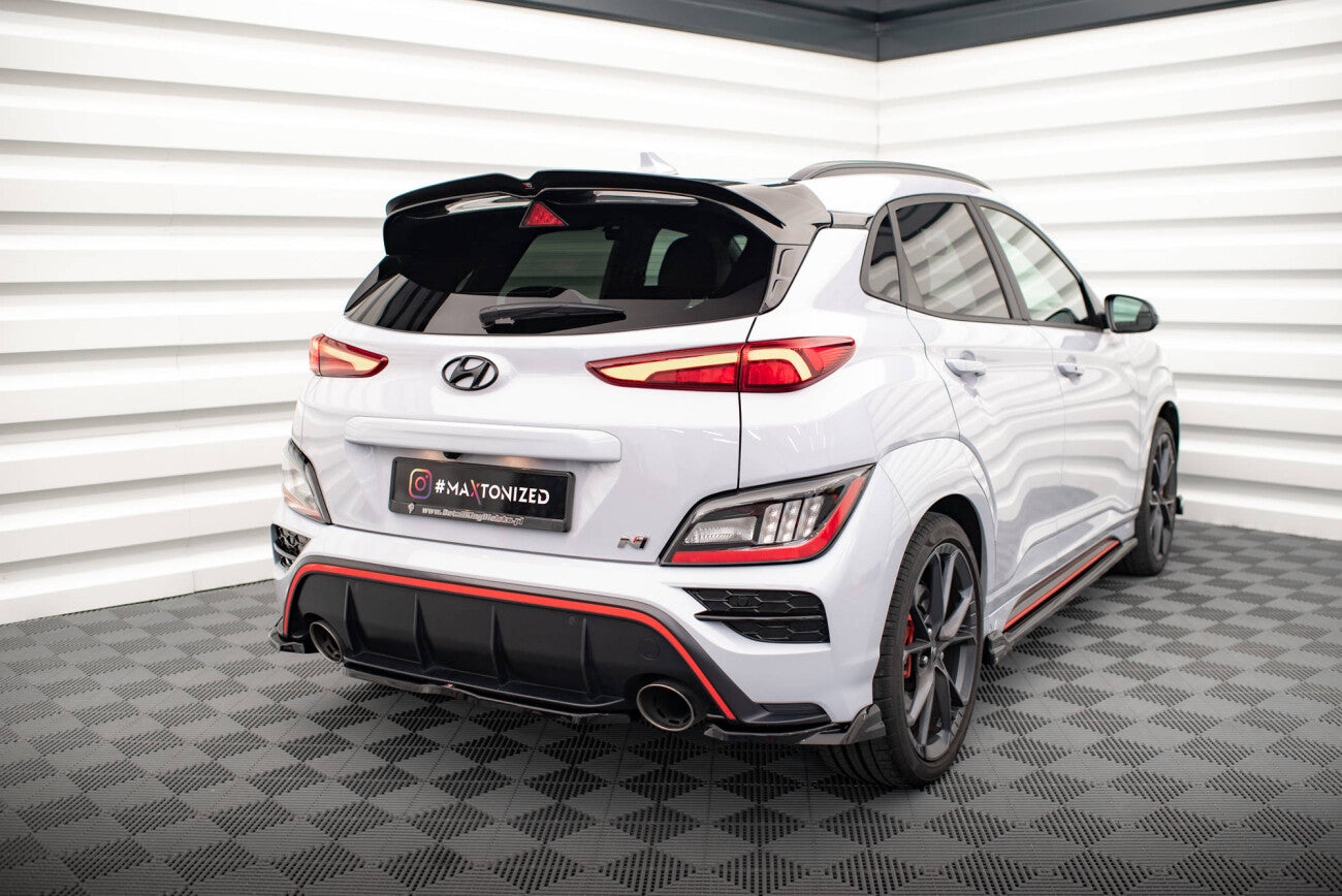 Heck Spoiler Aufsatz Abrisskante für Hyundai Kona N   Maxton Design