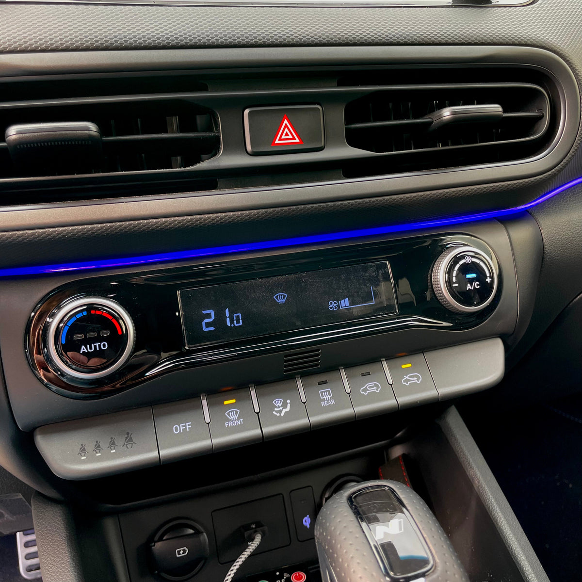 Schutzfolie Klimadisplay für Hyundai Kona N NTECHNIKS