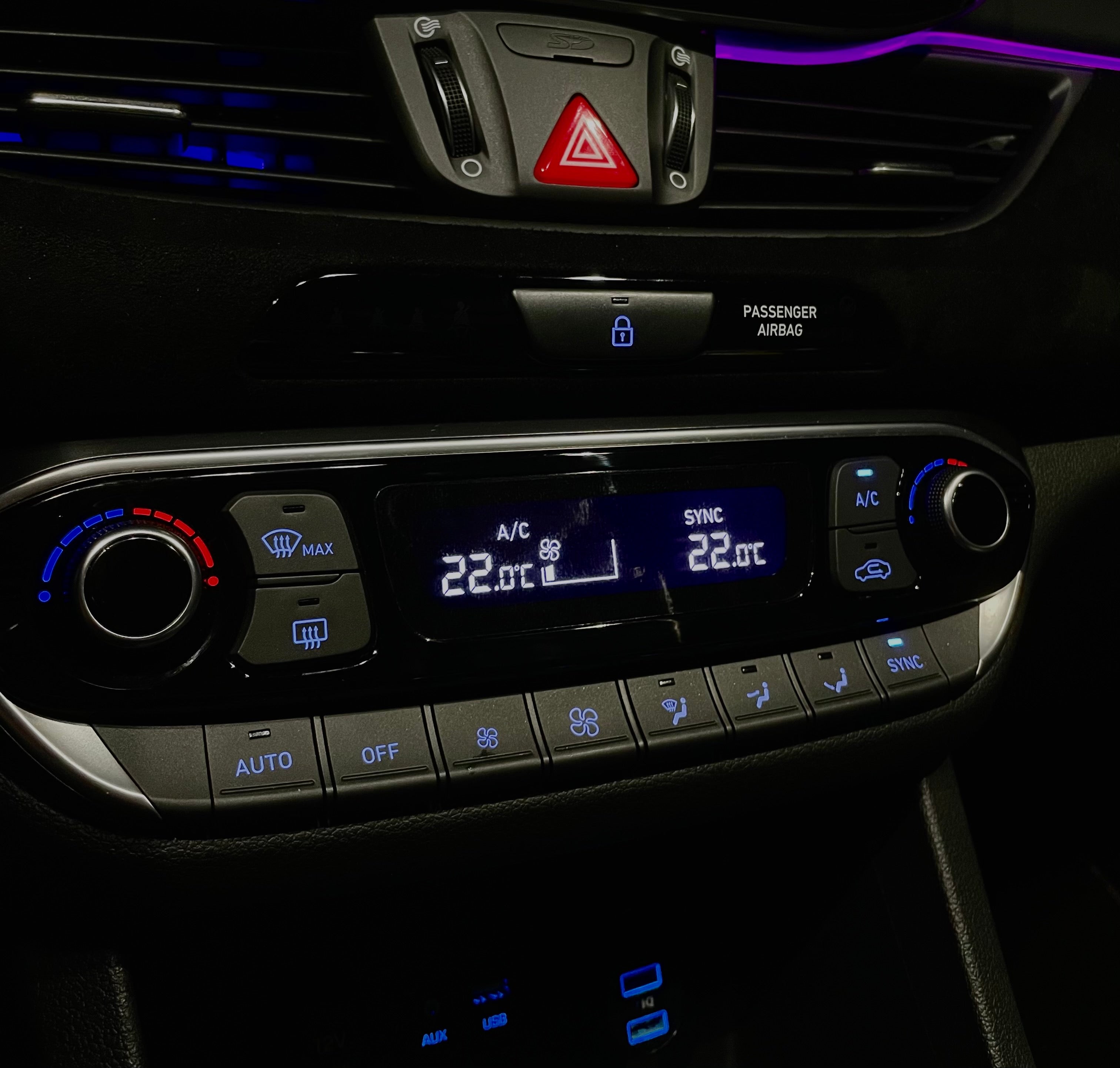 Schutzfolie Klimadisplay für Hyundai i30N NTECHNIKS