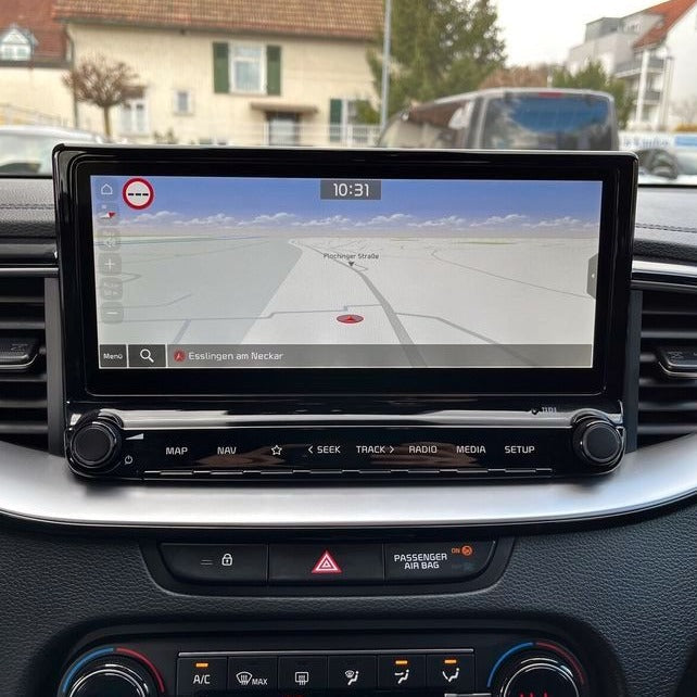 NTECHNIKS Displayschutz Navi Panzerglas für Kia Ceed/ Proceed GT 10,25 Zoll NTECHNIKS