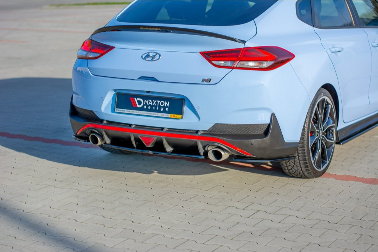 Mittlerer Cup Diffusor Heck für Hyundai I30N Fastback Maxton Design