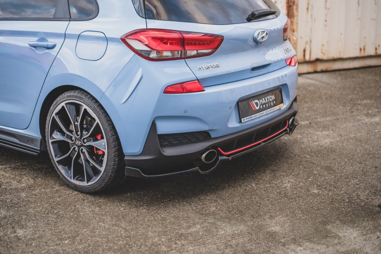 Mittlerer Cup Diffusor Heck für Hyundai I30N Hatchback Maxton Design