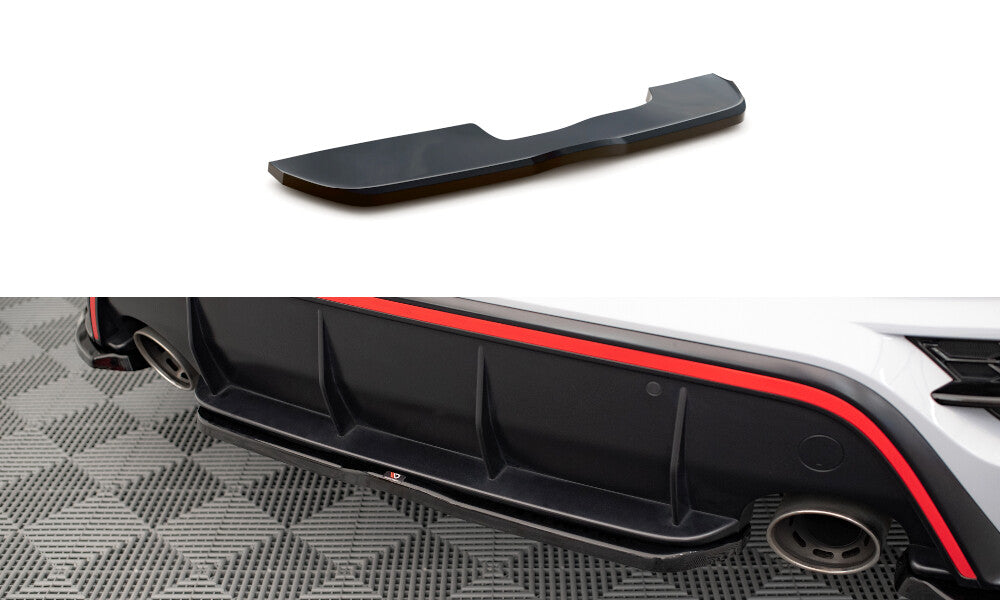 Mittlerer Cup Diffusor Heck Ansatz für Hyundai Kona N Maxton Design