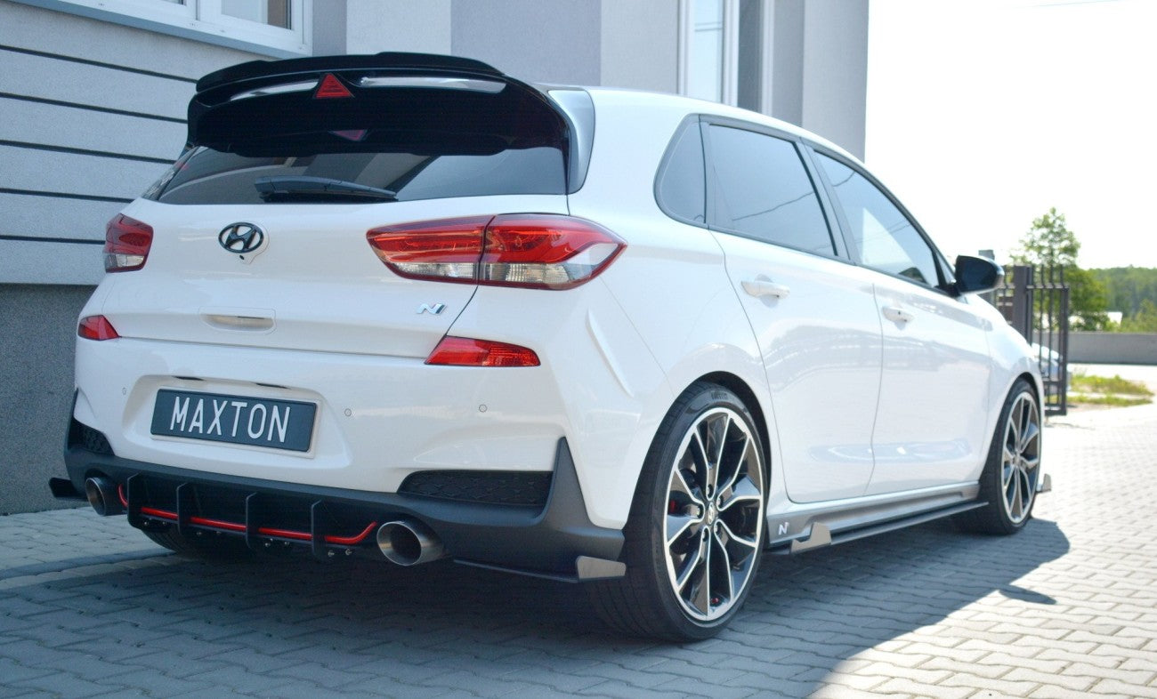 Racing Seitenschweller Ansatz Cup Leisten für Hyundai I30N Maxton Design