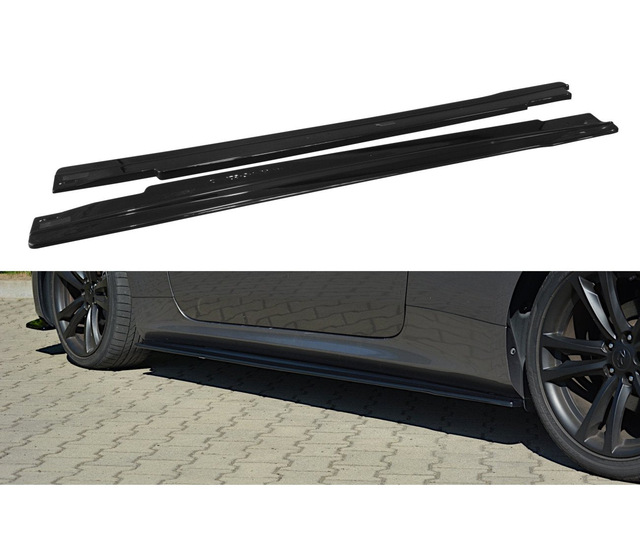 Seitenschweller Ansatz Cup Leisten für Hyundai Genesis Coupe Maxton Design