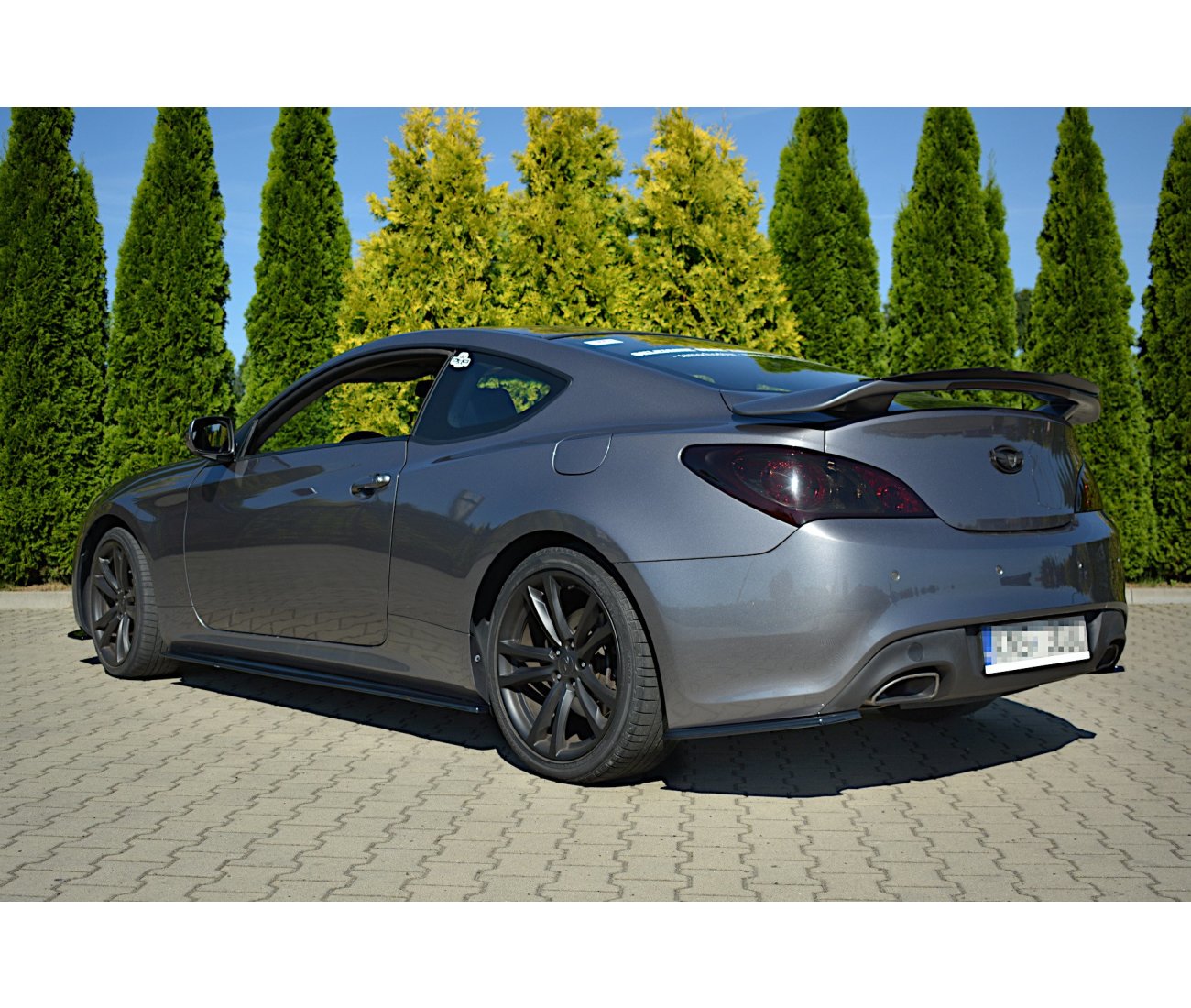 Seitenschweller Ansatz Cup Leisten für Hyundai Genesis Coupe Maxton Design