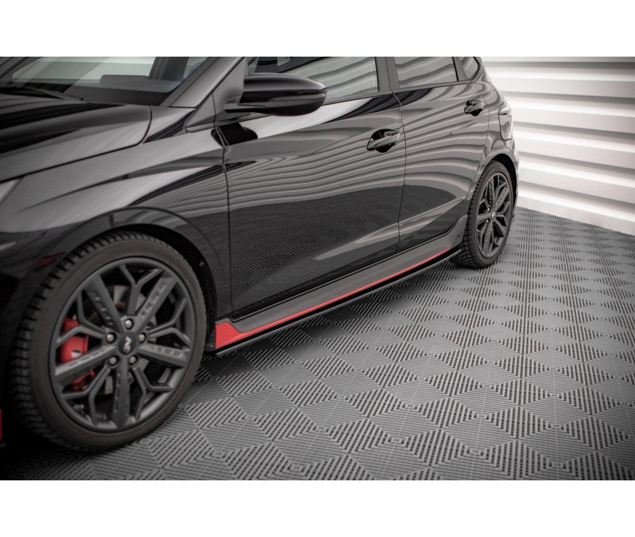 Seitenschweller Ansatz Cup für Hyundai I20N Maxton Design