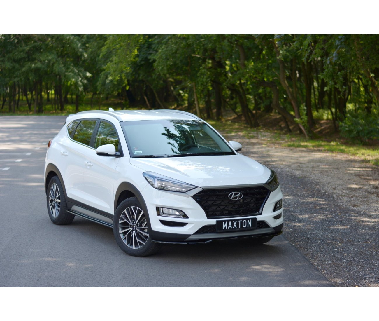 Seitenschweller Ansatz Cup Leisten für Hyundai Tucson Facelift Maxton Design
