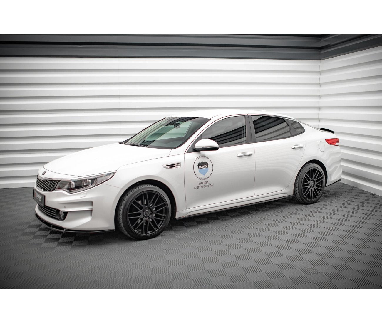 Seitenschweller Ansatz Cup Leisten für Kia Optima Maxton Design
