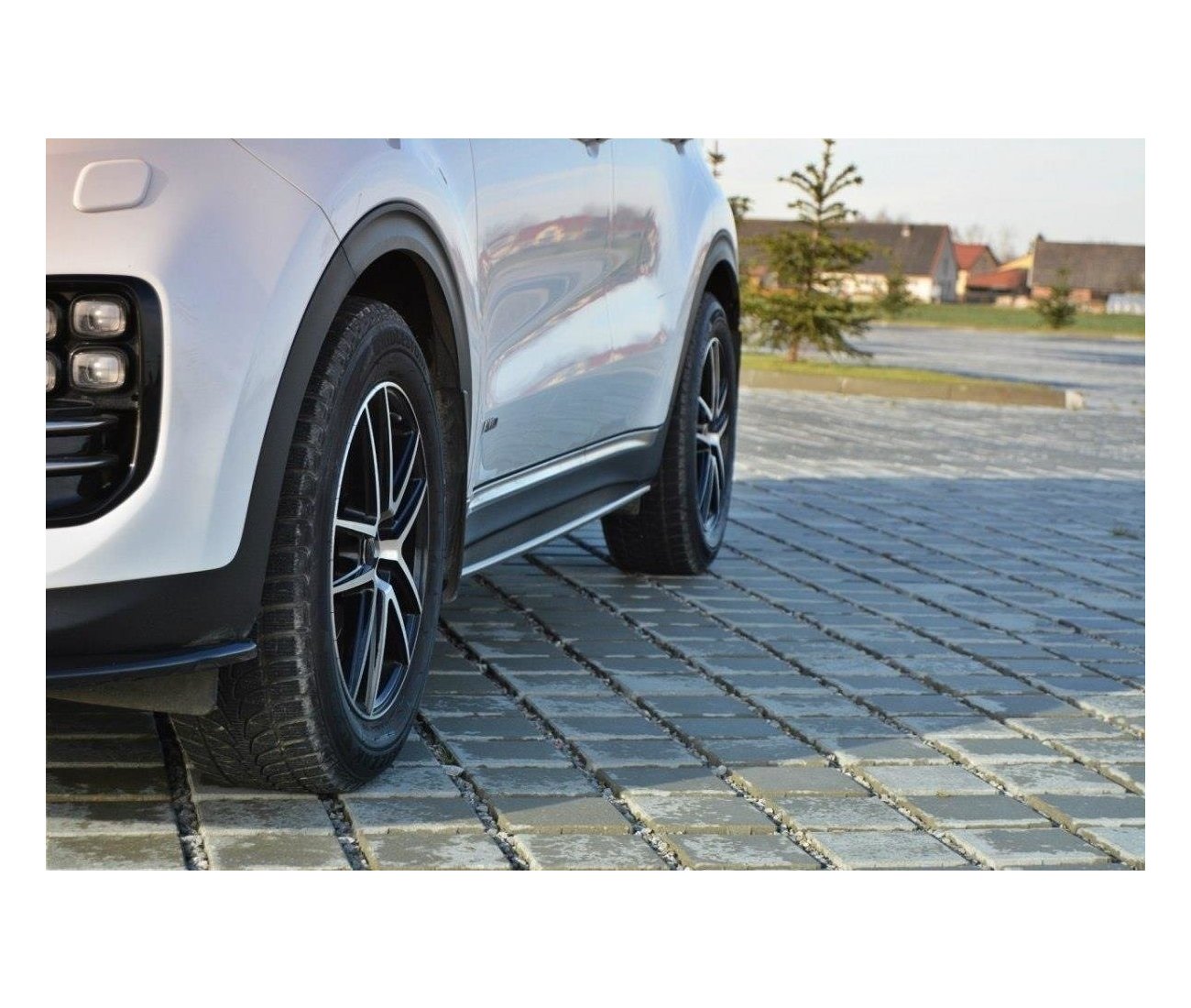 Seitenschweller Ansatz Cup Leisten für Kia Sportage GT-Line Maxton Design