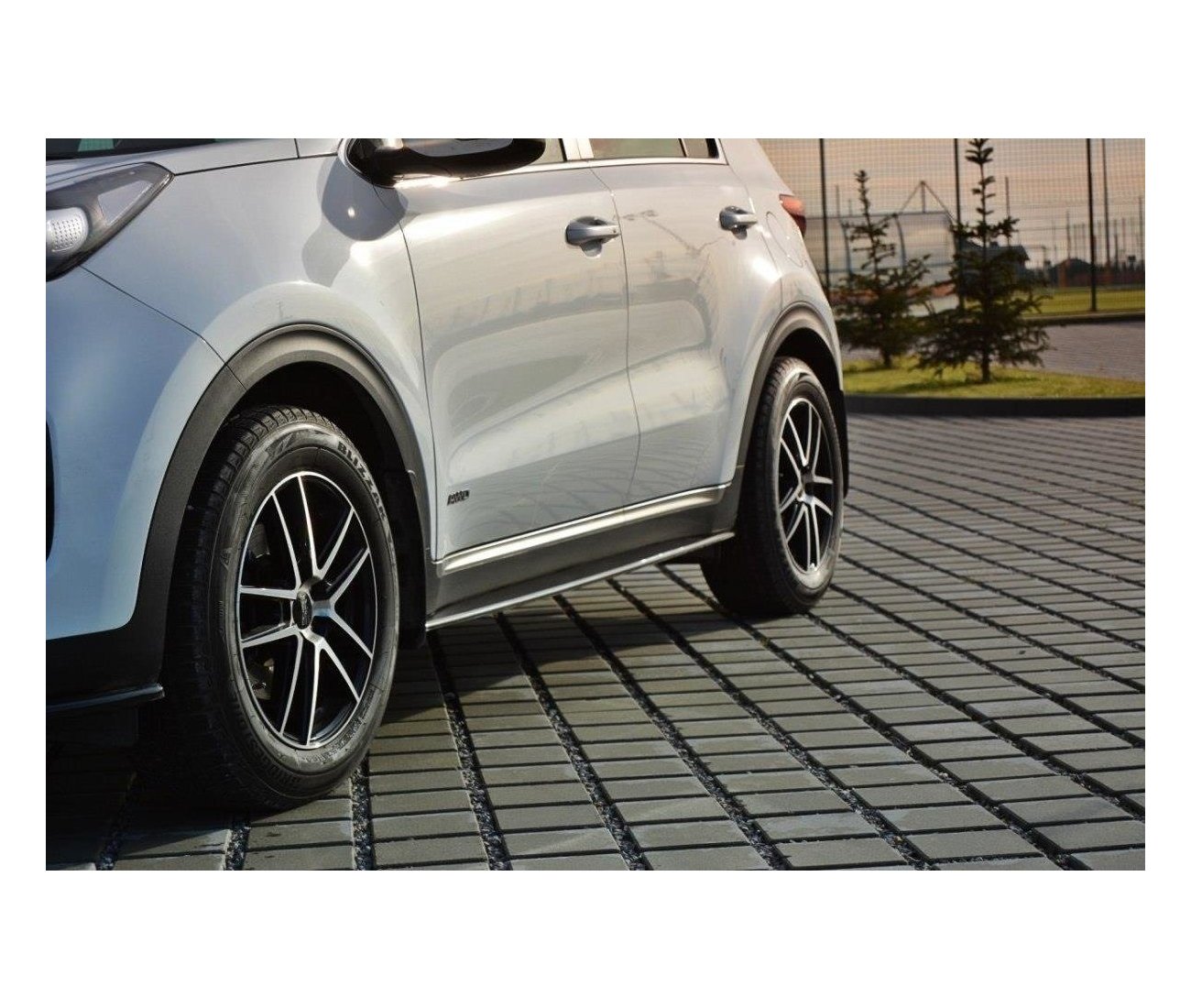 Seitenschweller Ansatz Cup Leisten für Kia Sportage GT-Line Maxton Design
