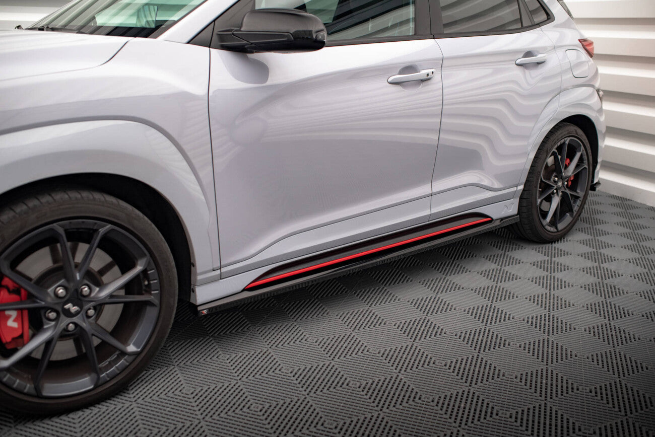 Seitenschweller Ansatz Cup Leisten V.1 für Hyundai Kona N Maxton Design