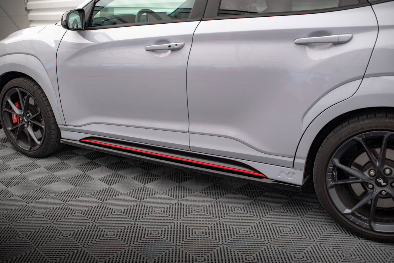 Seitenschweller Ansatz Cup Leisten V.1 für Hyundai Kona N Maxton Design