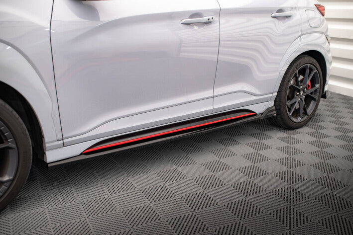 Seitenschweller Ansatz Cup Leisten V.2 für Hyundai Kona N Maxton Design
