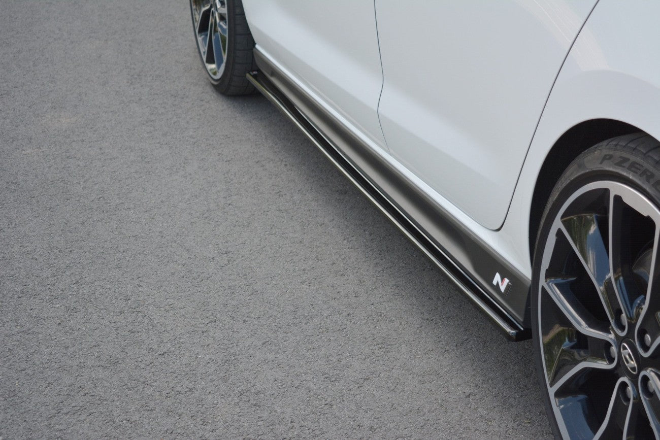 Seitenschweller Ansatz Cup Leisten V.1 für Hyundai I30 N + Facelift Maxton Design