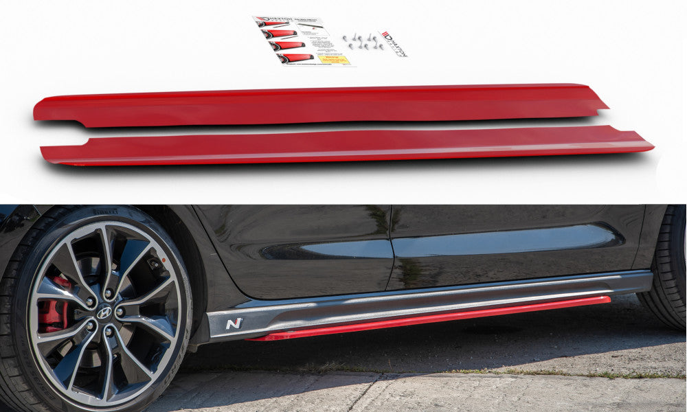 Seitenschweller Ansatz Cup Leisten V.2 für Hyundai I30 N Maxton Design