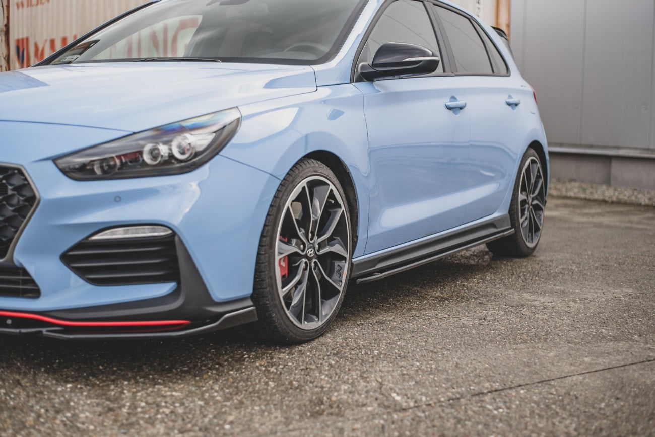 Seitenschweller Ansatz Cup Leisten V.4 für Hyundai I30 N + Facelift Maxton Design