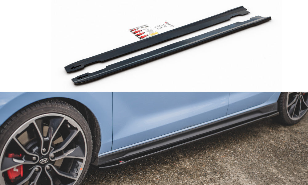 Seitenschweller Ansatz Cup Leisten V.4 für Hyundai I30 N + Facelift Maxton Design