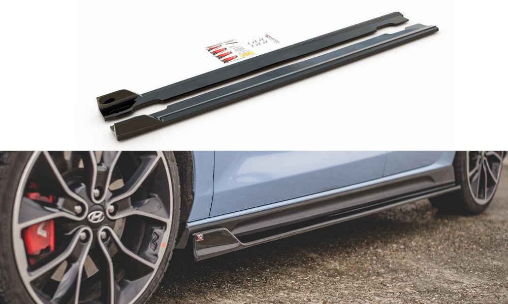Seitenschweller Ansatz Cup Leisten V.5 für Hyundai I30 N + Facelift Maxton Design