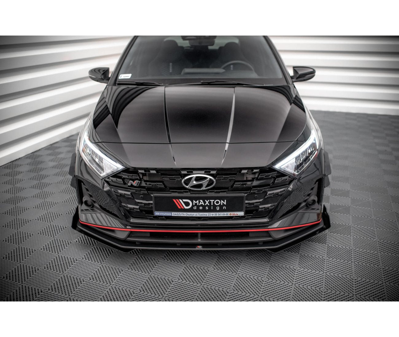 Stoßstangenflügel Vorne Canards für Hyundai I20N Maxton Design